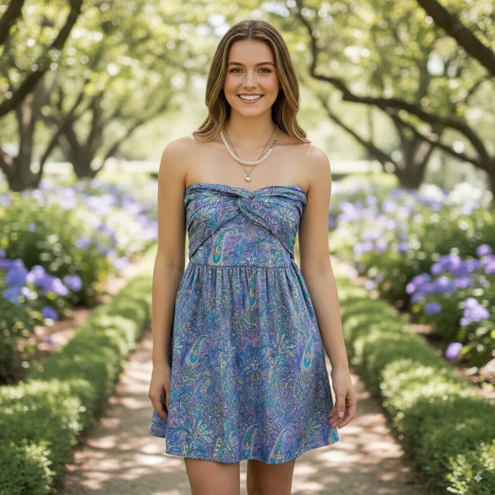 NWT Lusana  MELODY MINI DRESS